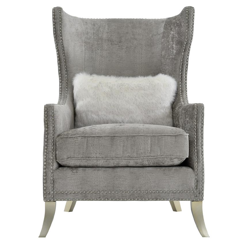Sonia Gray Accent Chair El Dorado Furniture