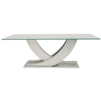 Sofitel Silver Rectangular Dining Table