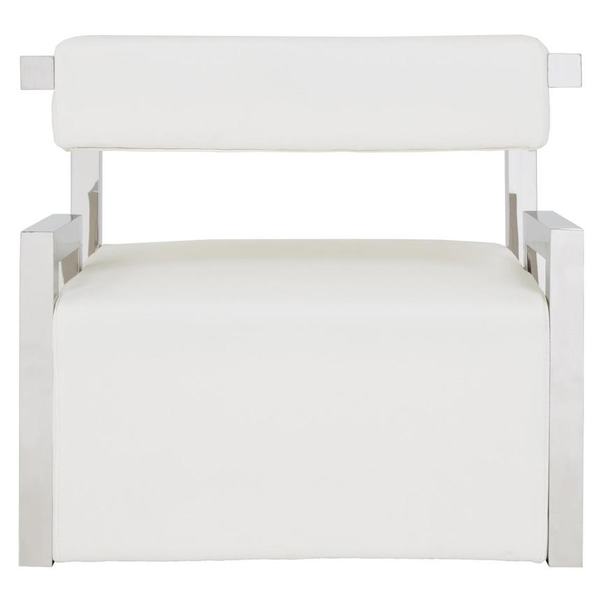 Versana White Accent Chair  alternate image, 4 of 5 images.