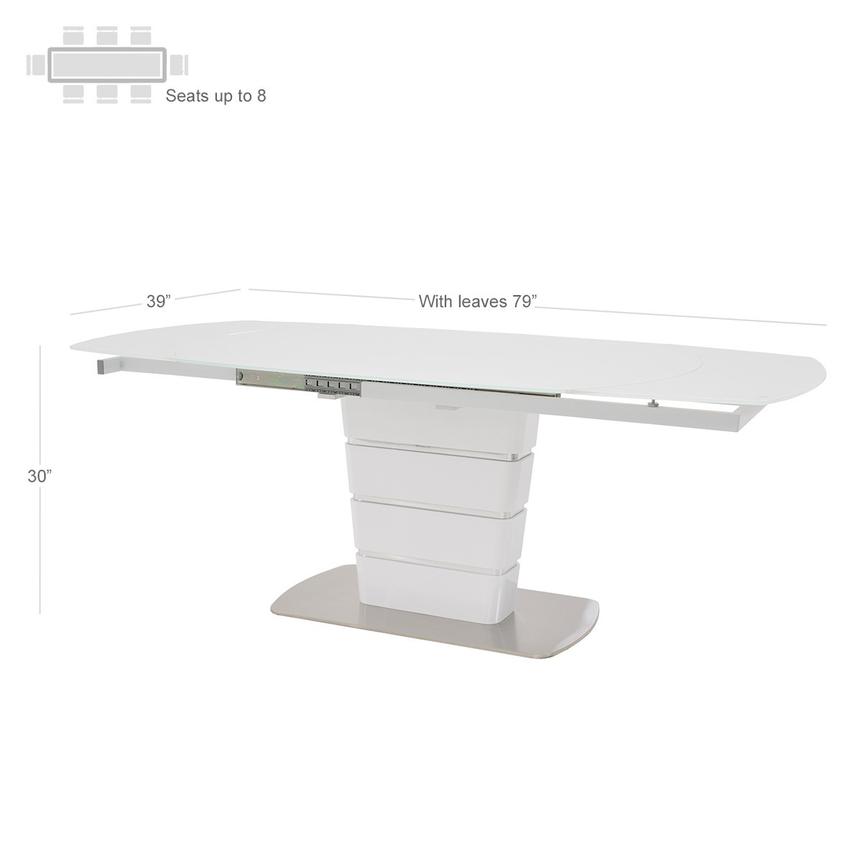 Santal/Kalia White 5-Piece Dining Set  alternate image, 4 of 14 images.