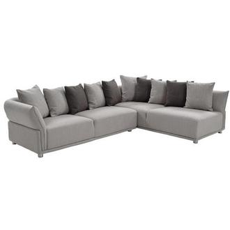 Alonzo Gray Sectional Sofa w/Right Chaise