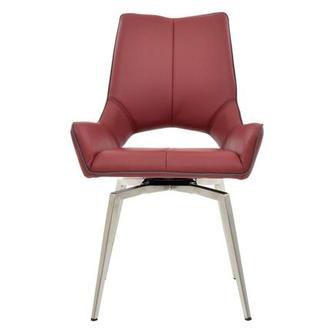 Kalia Red Swivel Side Chair