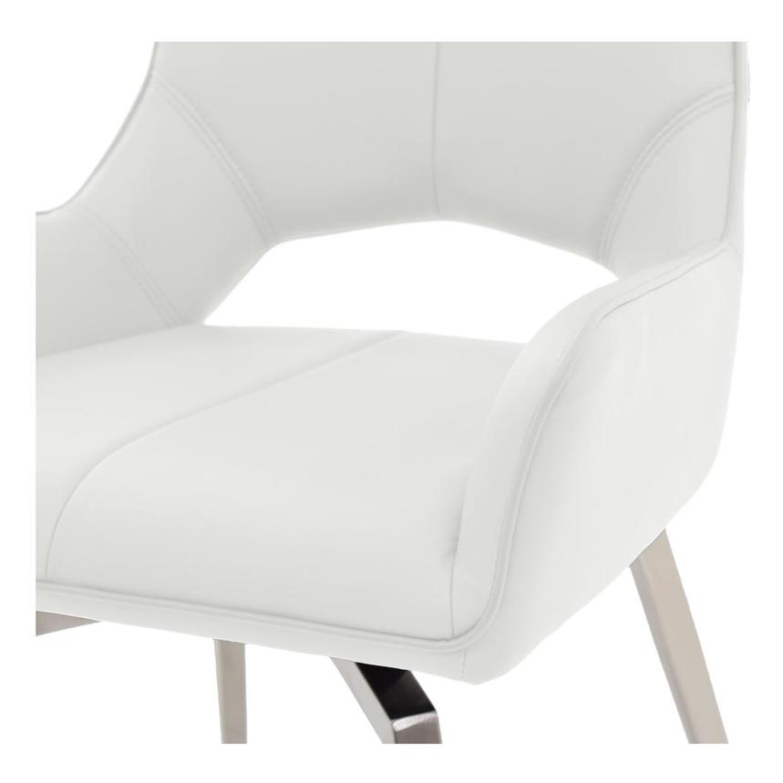 Kalia White Swivel Side Chair  alternate image, 5 of 6 images.