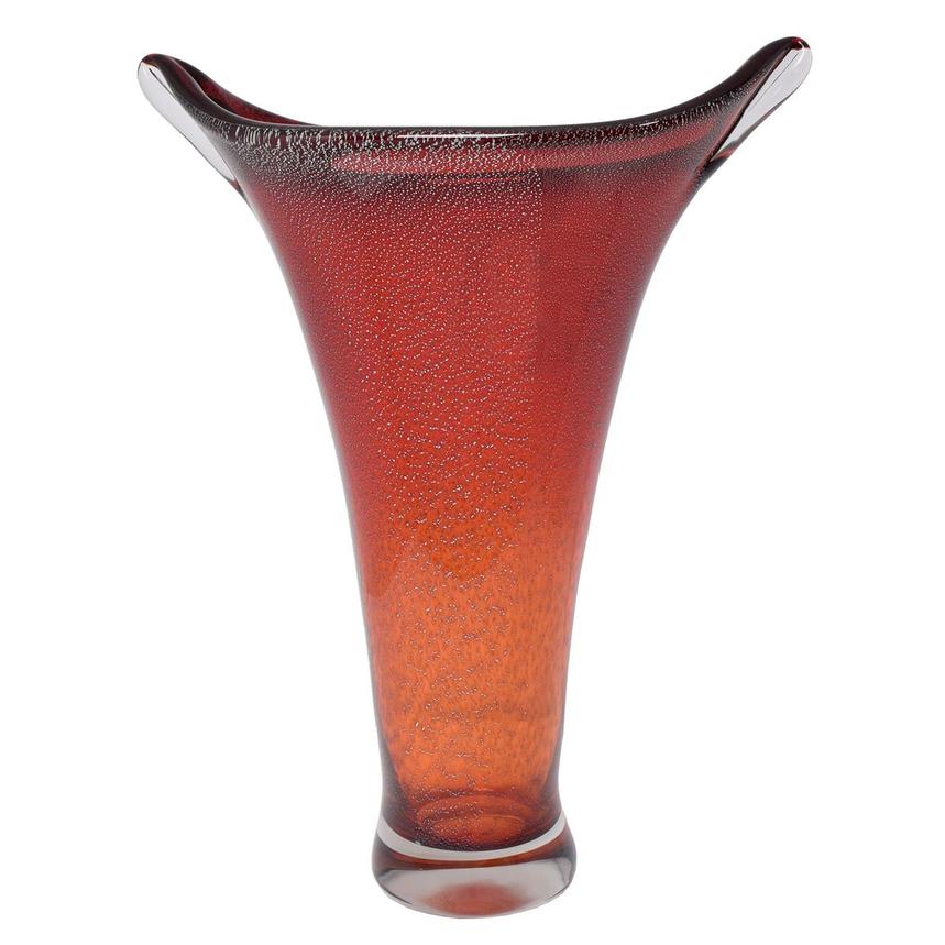 Rosso Glass Vase  main image, 1 of 2 images.