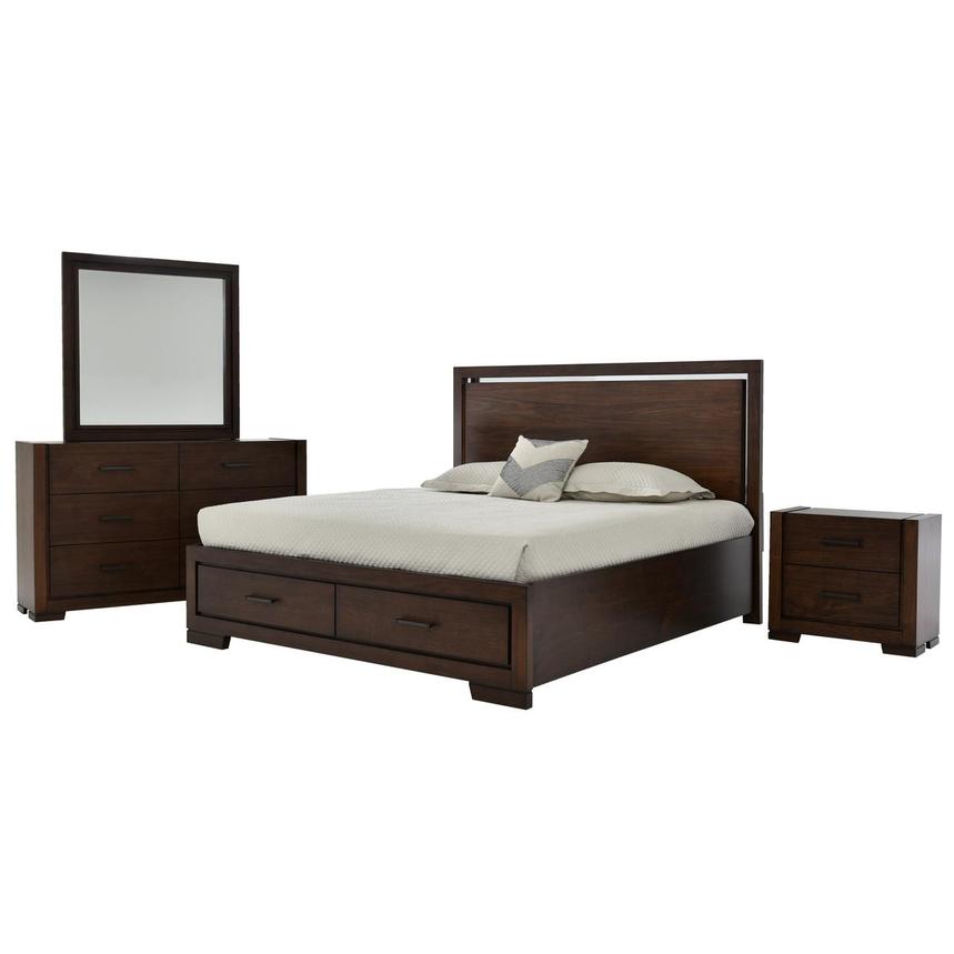 Allison 4Piece King Bedroom Set El Dorado Furniture
