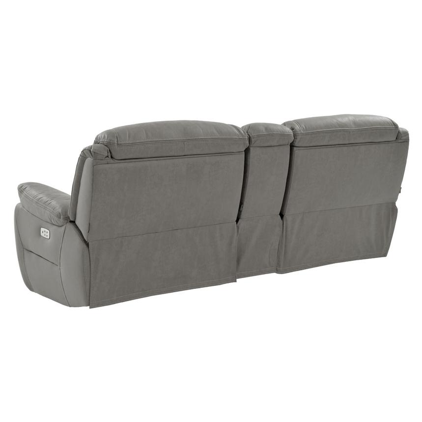 Dan Gray Reclining Sofa W Console El Dorado Furniture Dan Gray Reclining Sofa W Console