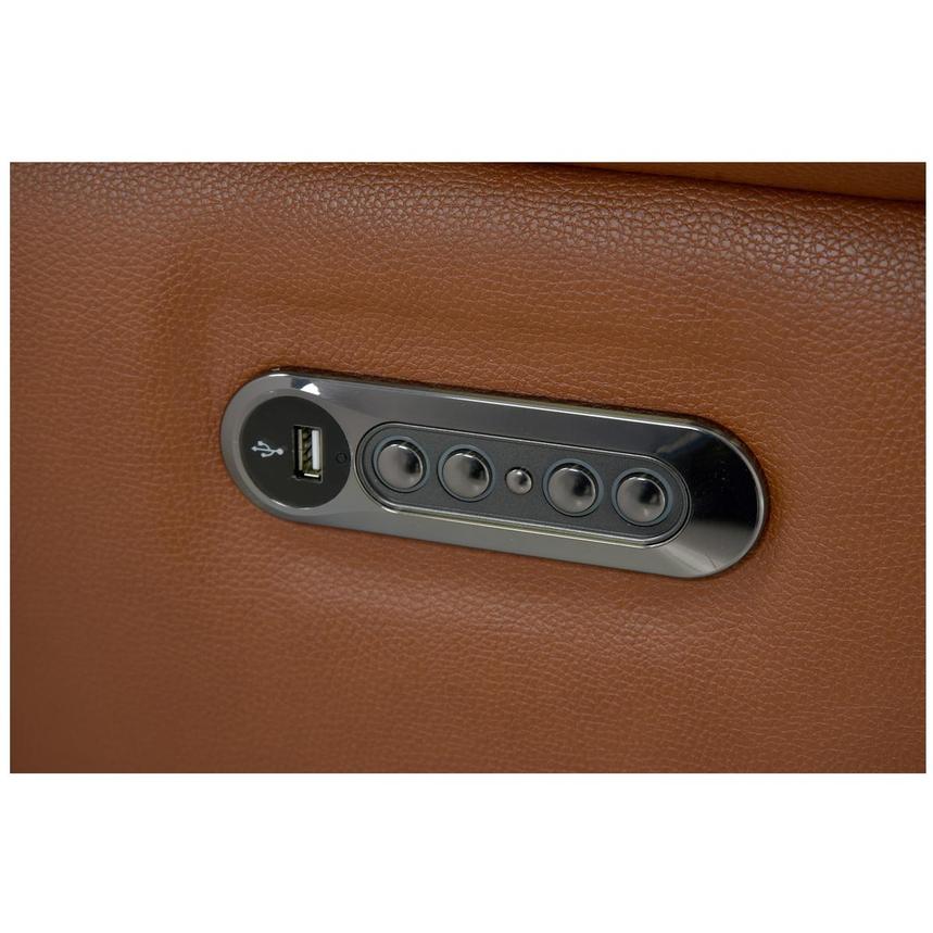 Gian Marco Tan Leather Power Reclining Sectional with 4PCS/2PWR  alternate image, 6 of 7 images.
