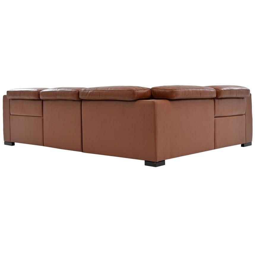 Gian Marco Tan Leather Power Reclining Sectional with 4PCS/2PWR alternate image, 4 of 7 images.