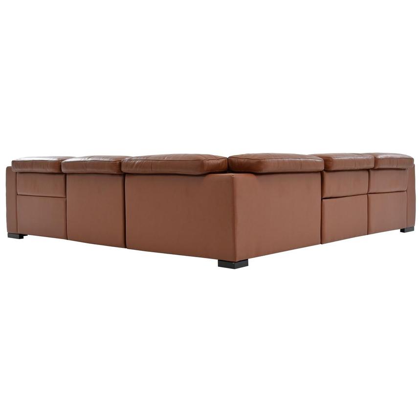 Gian Marco Tan Leather Power Reclining Sectional with 5PCS/3PWR  alternate image, 5 of 8 images.