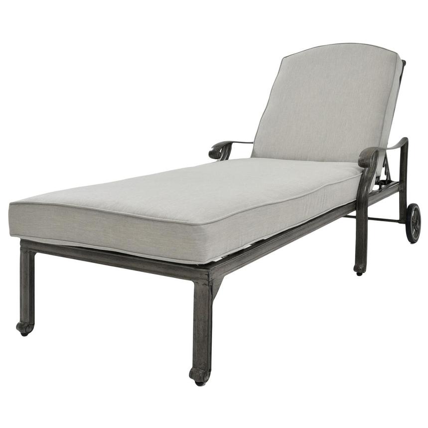 Castle Rock Gray Chaise Lounge  main image, 1 of 5 images.