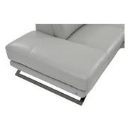Toronto Silver Leather Power Reclining Sofa w/Left Chaise  alternate image, 7 of 8 images.