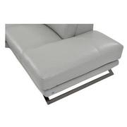 Toronto Silver Leather Power Reclining Sofa w/Right Chaise  alternate image, 7 of 8 images.