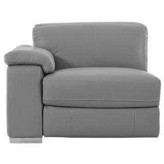 Charlie Light Gray Left Power Recliner