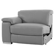 Charlie Light Gray Left Power Recliner  alternate image, 2 of 5 images.