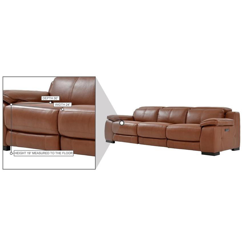 Gian Marco Tan Oversized Leather Sofa  alternate image, 10 of 10 images.