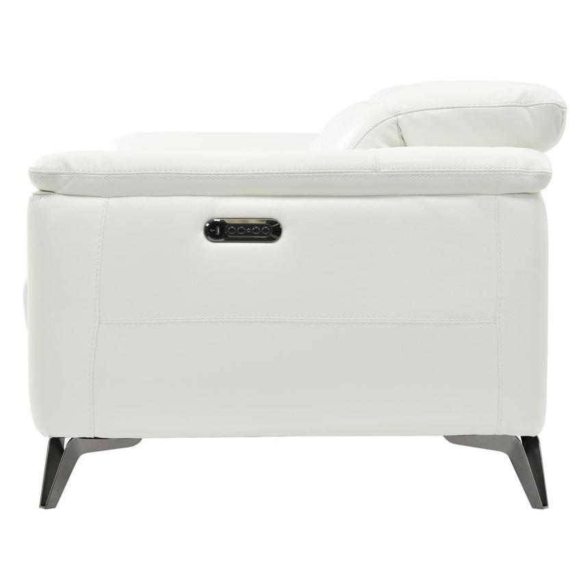 Anabel White Leather Power Reclining Sofa  alternate image, 4 of 10 images.