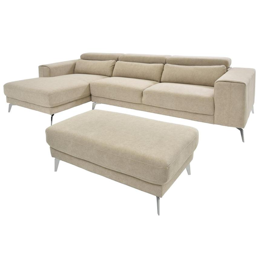 Tyler Sofa W Left Chaise Ottoman