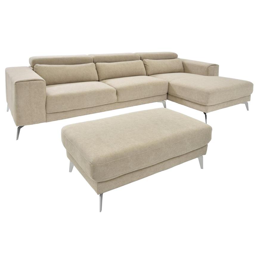 Tyler Sectional Sofa W Right Chaise Ottoman Tyler Sectional Sofa W Right Chaise Ottoman