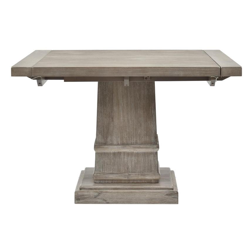 Hudson Gray Square Extendable Dining Table  main image, 1 of 5 images.