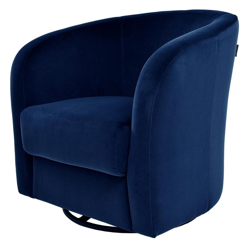 Delia Blue Accent Chair  main image, 1 of 6 images.