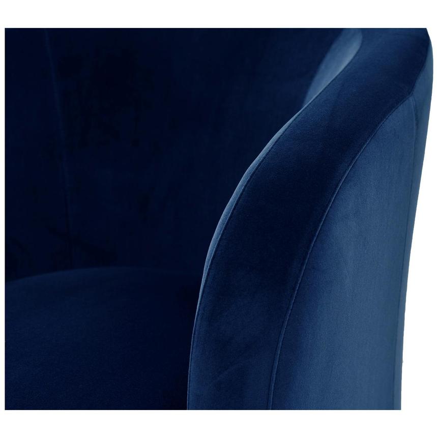 Delia Blue Accent Chair  alternate image, 6 of 7 images.