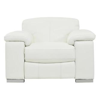 Charlie White Leather Power Recliner