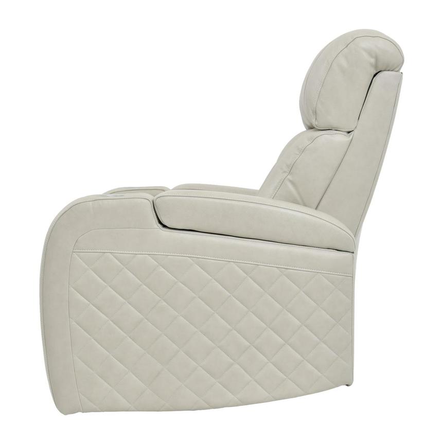 Gio Cream Leather Power Recliner  alternate image, 5 of 12 images.