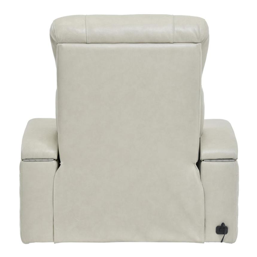 Gio Cream Leather Power Recliner  alternate image, 6 of 12 images.