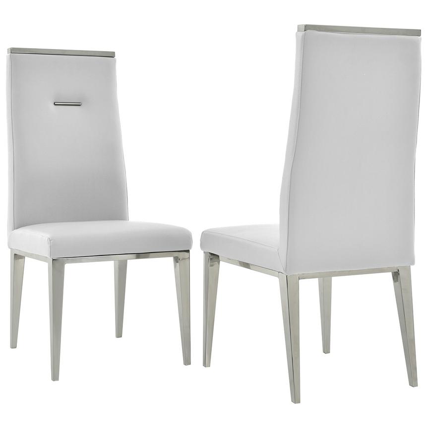 Opus/Hyde I White 5-Piece Dining Set  alternate image, 9 of 11 images.