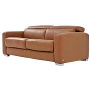 Bay Harbor Tan Leather Sleeper  alternate image, 2 of 8 images.