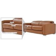 Bay Harbor Tan Leather Sleeper  alternate image, 7 of 8 images.