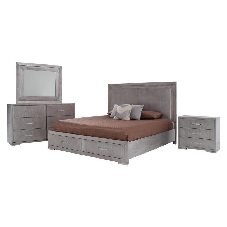 Parker 4Piece Queen Bedroom Set El Dorado Furniture
