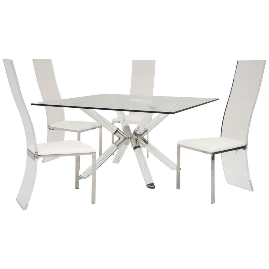 Ace/Layra Square 5-Piece Dining Set  main image, 1 of 10 images.