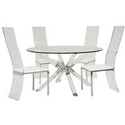 Ace/Layra Round 5-Piece Dining Set  main image, 1 of 9 images.