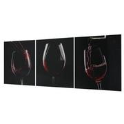 Vino Rosso Set of 3 Acrylic Wall Art  alternate image, 2 of 4 images.