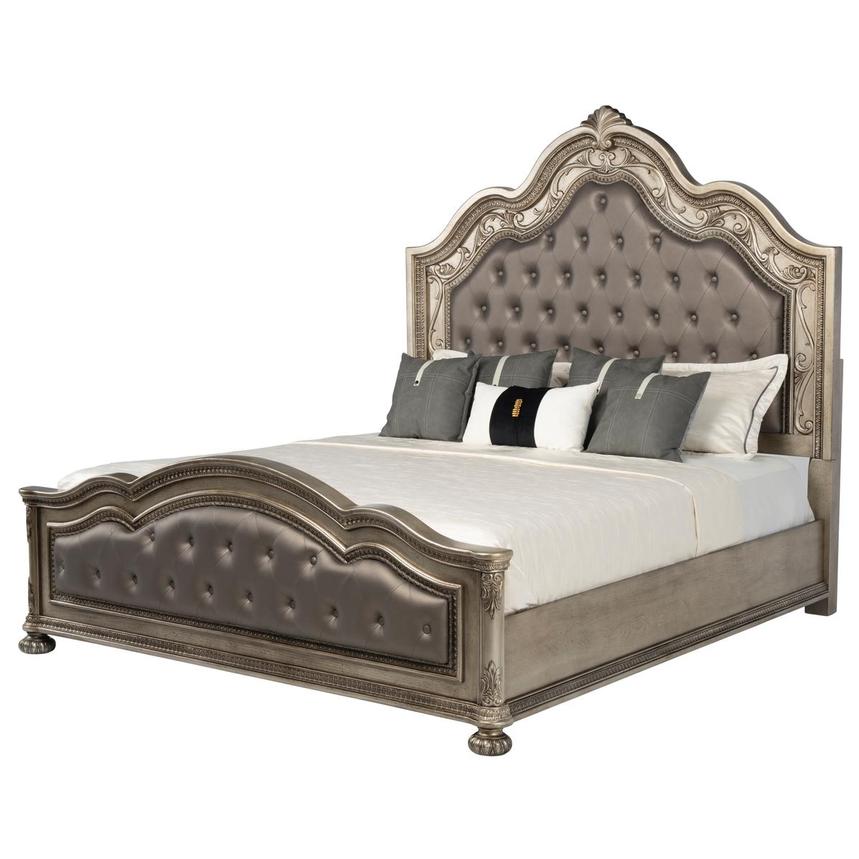 Granada Gray Queen Panel Bed  main image, 1 of 11 images.