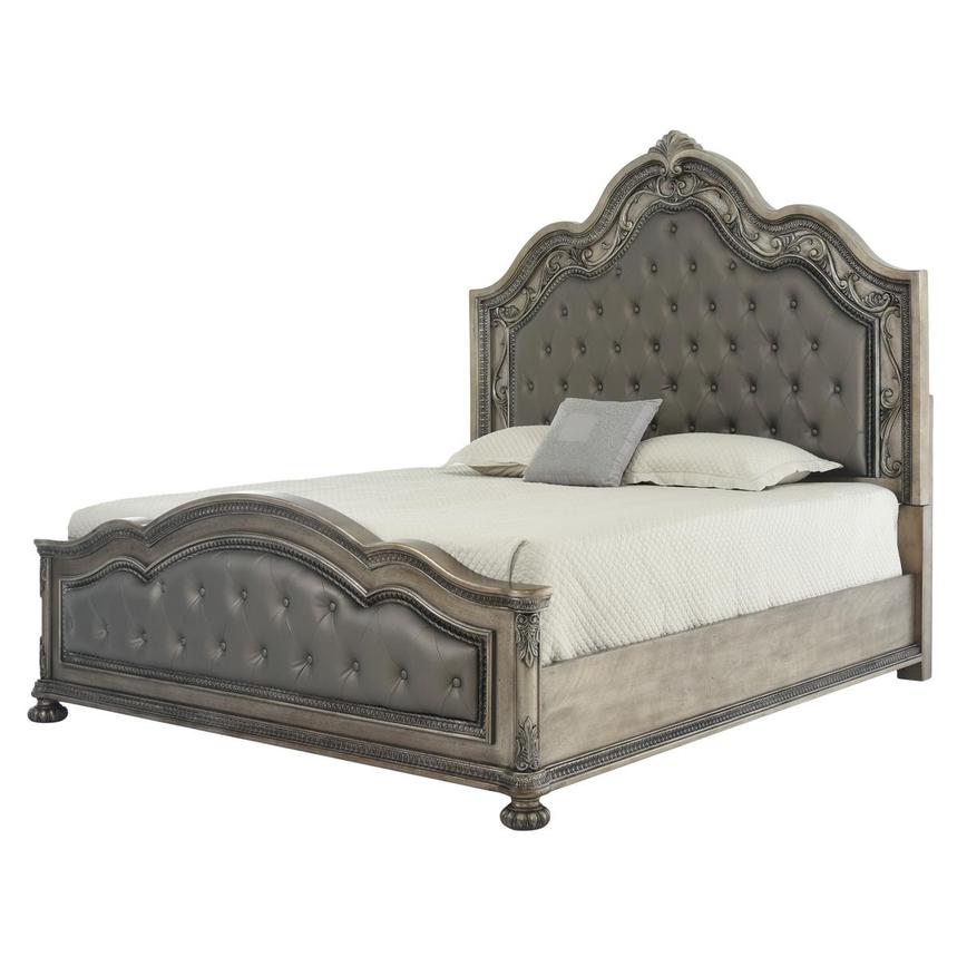 Granada Gray Queen Panel Bed  main image, 1 of 6 images.