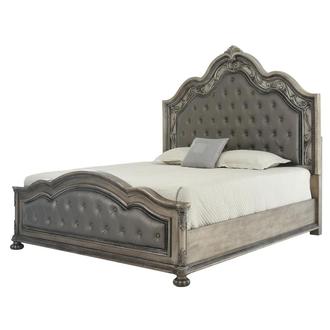 Granada Gray King Panel Bed