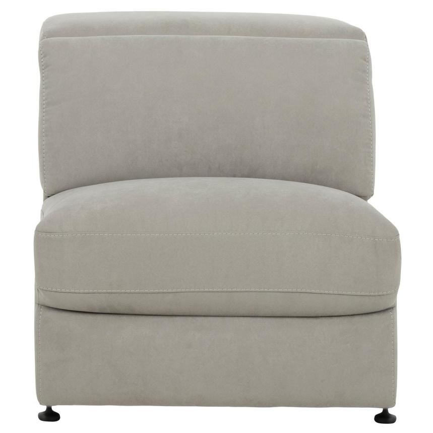 Karly Light Gray Armless Power Recliner