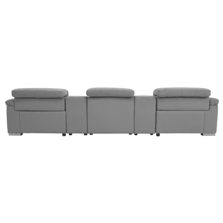 Karly Light Gray Home Theater Seating with 5PCS/2PWR  alternate image, 5 of 9 images.