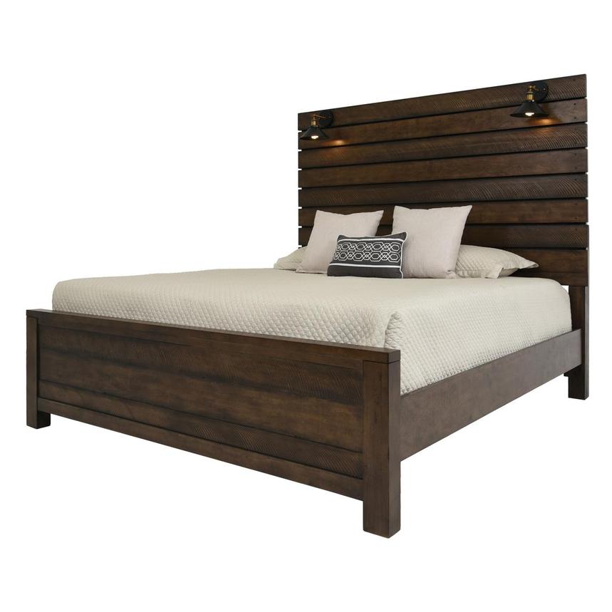 Dakota Queen Panel Bed El Dorado Furniture