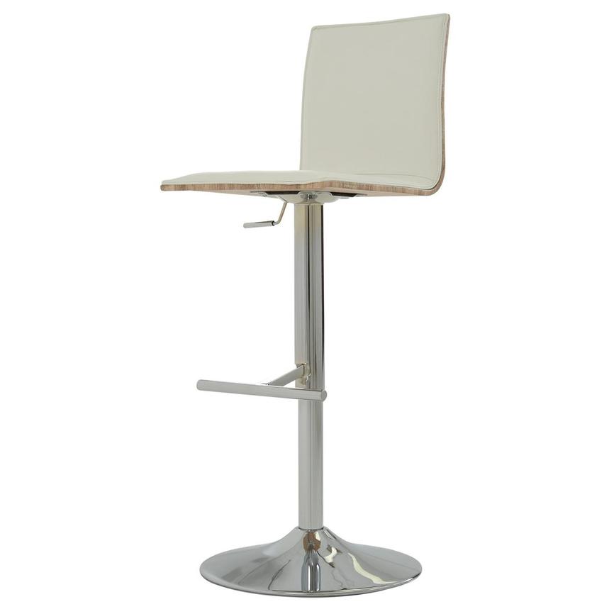 Solimar White Adjustable Stool  main image, 1 of 11 images.