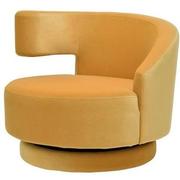 Okru Yellow Accent Chair w/2 Pillows  alternate image, 3 of 11 images.