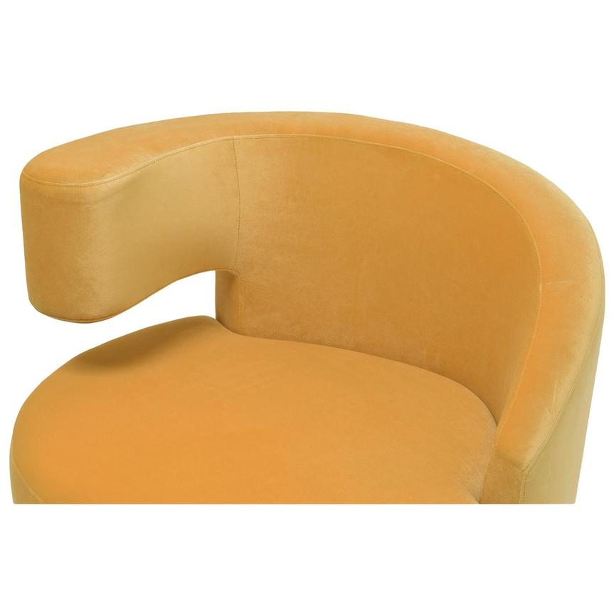 Okru Yellow Accent Chair w/2 Pillows  alternate image, 6 of 11 images.