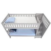 Balto Gray Twin Bunk Bed w/Storage  alternate image, 6 of 7 images.