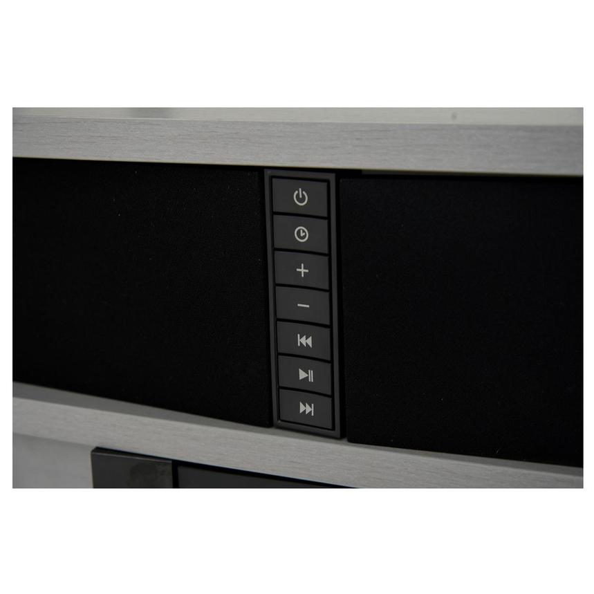 Enterprise Gray Electric Fireplace w/Speakers  alternate image, 5 of 8 images.