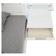 Ally White Queen Platform Bed w/Nightstands  alternate image, 8 of 18 images.