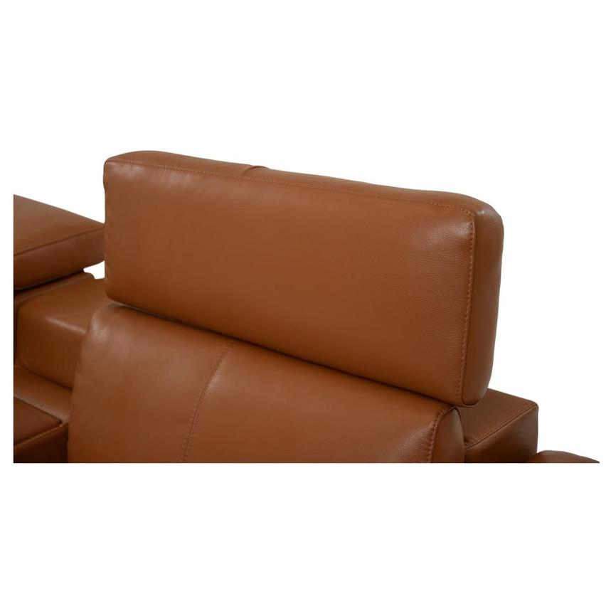 Charlie Tan Home Theater Leather Seating with 5PCS/3PWR  alternate image, 6 of 12 images.