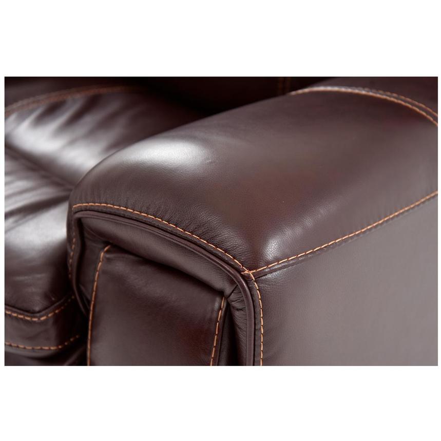 Napa Burgundy Home Theater Leather Seating with 5PCS/3PWR  alternate image, 6 of 10 images.