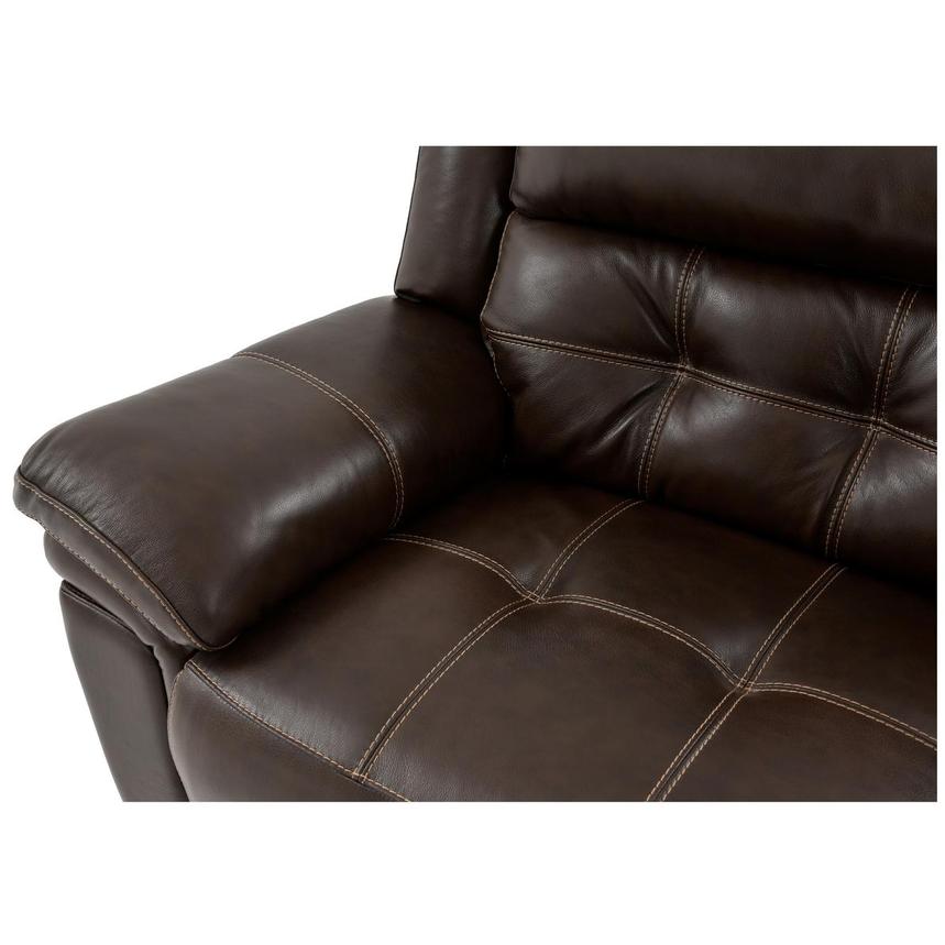 Stallion Brown Home Theater Leather Seating with 5PCS/3PWR  alternate image, 6 of 10 images.